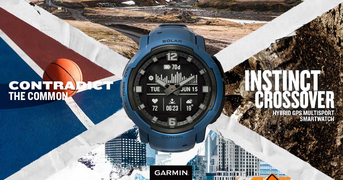 Buy Garmin Instinct Crossover Non-Solar Round Dial Unisex Watch -  010-02730-53 Helios Watch Store